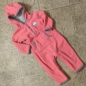 Carter's hooded fleece jumpsuit coveralls - Sz 9m